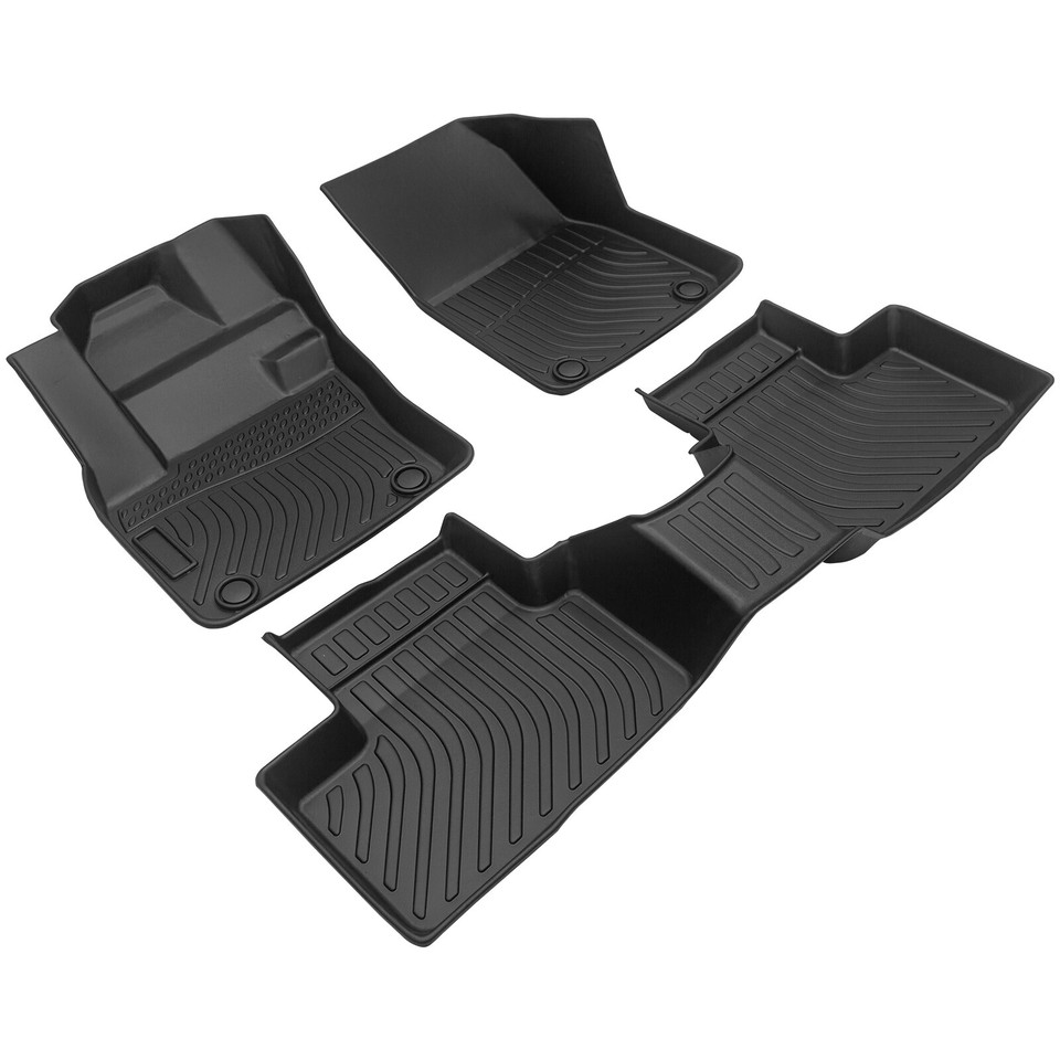 Car Floor Mats for 20192022 Volvo XC40 Black AllWeather TPE Rubber eBay