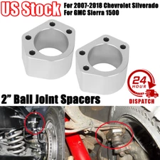 2" Ball Joint Spacers Kit For Chevrolet Silverado GMC Sierra Left + Right Side