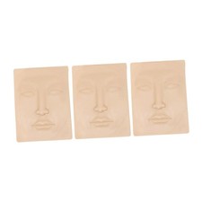 3x Make-Up Übungshaut Make-Up Training Praxis Gesicht für Anfänger Künstler