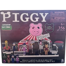 Piggy 🎪Carnival🎪 Buildable Set with Figures and Exclusive DLC Code 356 Pieces