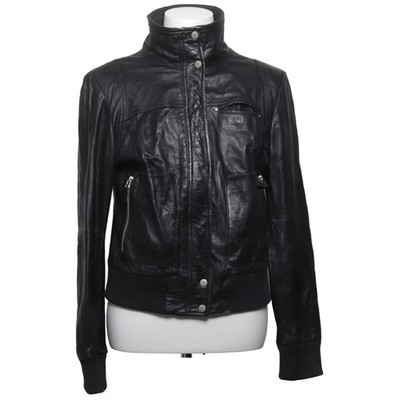 Alvaro by Hollies, Lederjacke, Herren, Größe: 44, Schwarz #TPF