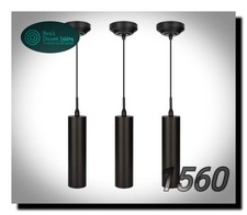 Modern Black LED Pendant Light   Adjustable Kitchen Island Hanging Fixture