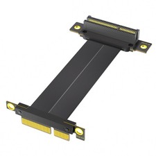 Efficient PCIE4.0 4X 90 Degree Extension Connector 10cm for Versatile Computer