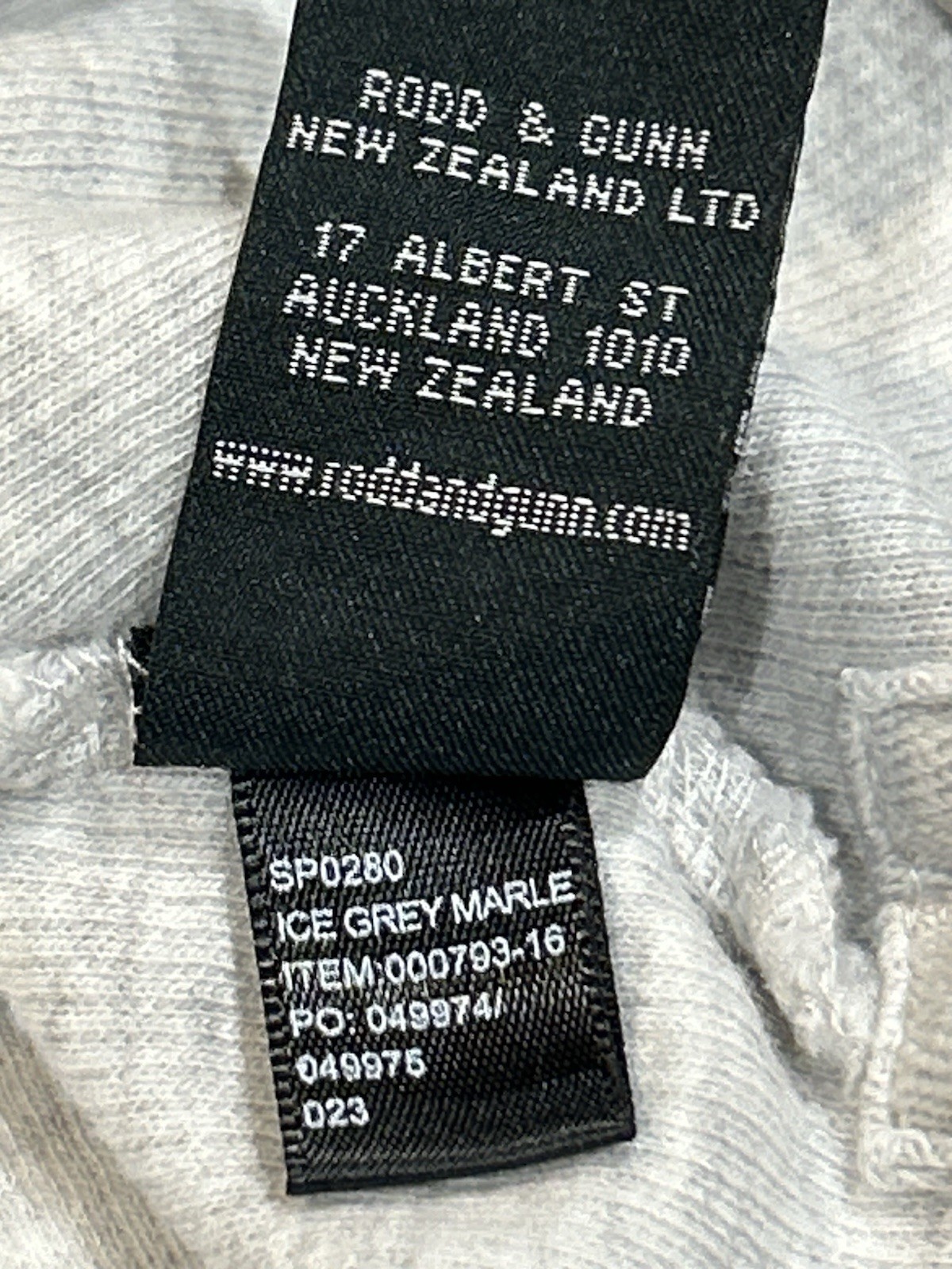 Rodd & Gunn Men’s Alton Ave 1/4 Zip Sweatshirt Light Gray Size M Hunting