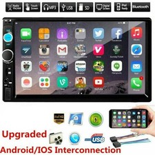 7" Doppel 2 Din Autoradio Stereo Bluetooth FM USB SD AUX Mirror link MP5 Player