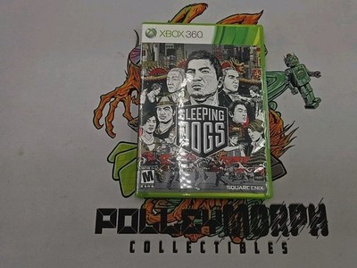 Sleeping Dogs (Microsoft Xbox 360, 2012) Complete CIB Video Game Tested Nice 