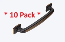 10 Pack- Sumner Street Home Hardware Grayson 5" Pull-Vintage Brass