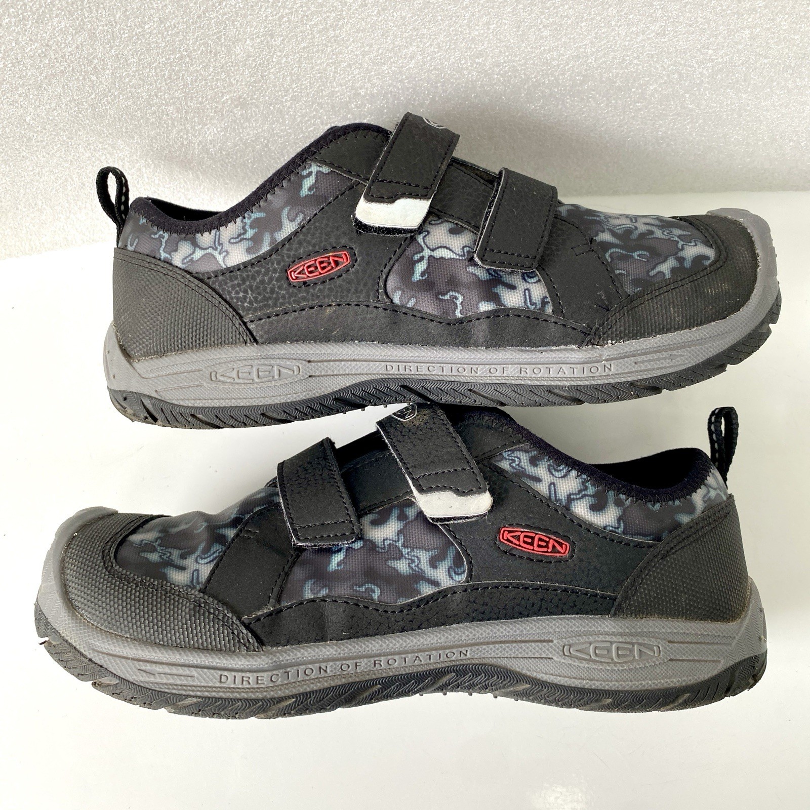 Sneaker Keen Speed Hound nere mimetiche US bambini giovani taglia 5 estive escursionismo gancio anello