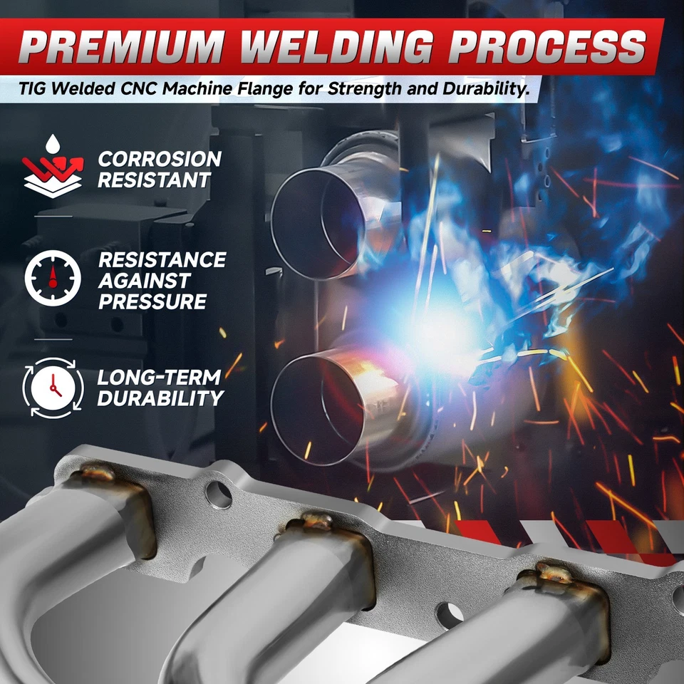 4-1 Cabezales de tubo largo y colector reductor para Toyota Corolla 1.8L 74-82 Foto 4 de 4