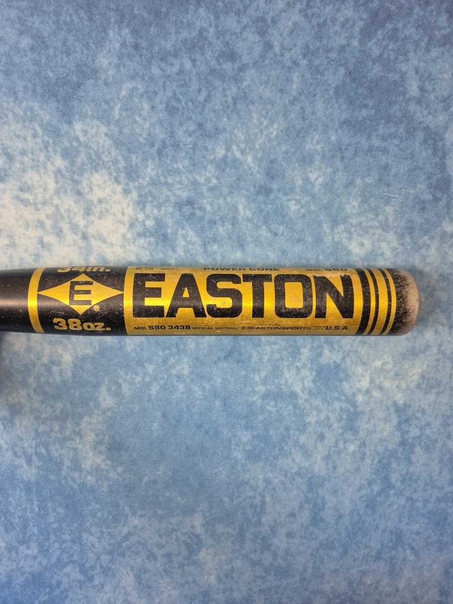 VTG Easton Black Magic Official Softball Bat and Worth ball