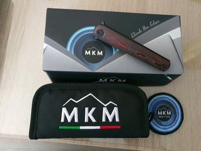 MKM Flame Dagger FL02-FCLTD Red Lava Carbon Fiber Taschenmesser, Michael Zieba 