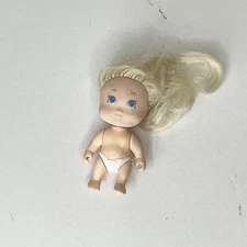 VINTAGE 1990 TYCO MINIATURE QUINTS #5 DOLL FIGURE Blonde Hair Blue Eyes