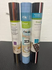 Cricut NEW Stencil Material Vinyl Roll, Foil Iron-On, Premium Vinyl Sampler!!!