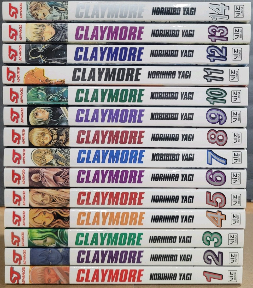 Claymore Manga Volumes 1-14 Brand New In English From Viz Media