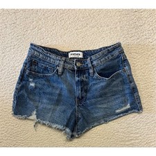RSQ Womens Mid Rise Vintage Denim Shorts Size 27