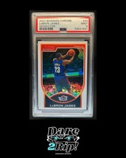 2007-08 Bowman Draft Picks & Stars Chrome LeBron James #23 Refractor /299