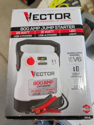 VECTOR 800 Amp Jump Starter with USB Power
