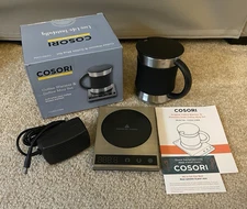 Cosori Coffee Mug Warmer & Mug Set Premium 24 Watt Stainless Steel