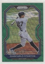 2021 Panini Prizm Tier II Green Wave Prizm Giancarlo Stanton #180 2g8