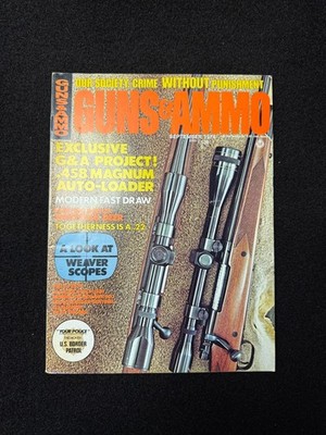 Guns & Ammo Magazine September 1974 Vintage Firearms Hunting Collector Issue