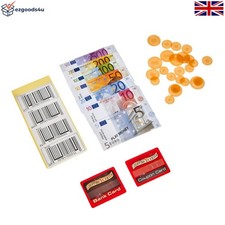 Complete Children's Play Money Set with Coins, Notes, and Bank Card Included