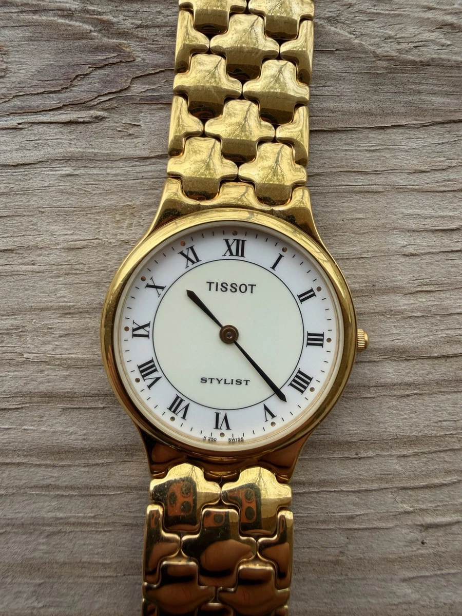 Tissot Stylist Quartz Watch K 250 White Dial Swiss Made Women's