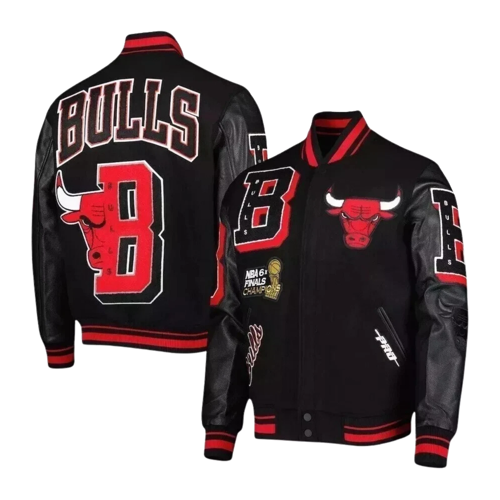Chicago Black Bulls Wool Varsity Jacket Bomber Letterman Baseball Basketball Men