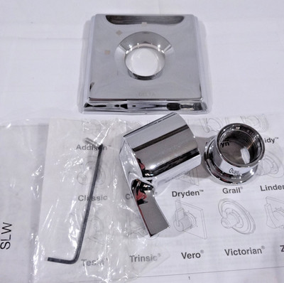 Delta T11851 Dryden 3-Setting 2-Port Diverter Valve Trim Only in Polished Chrome