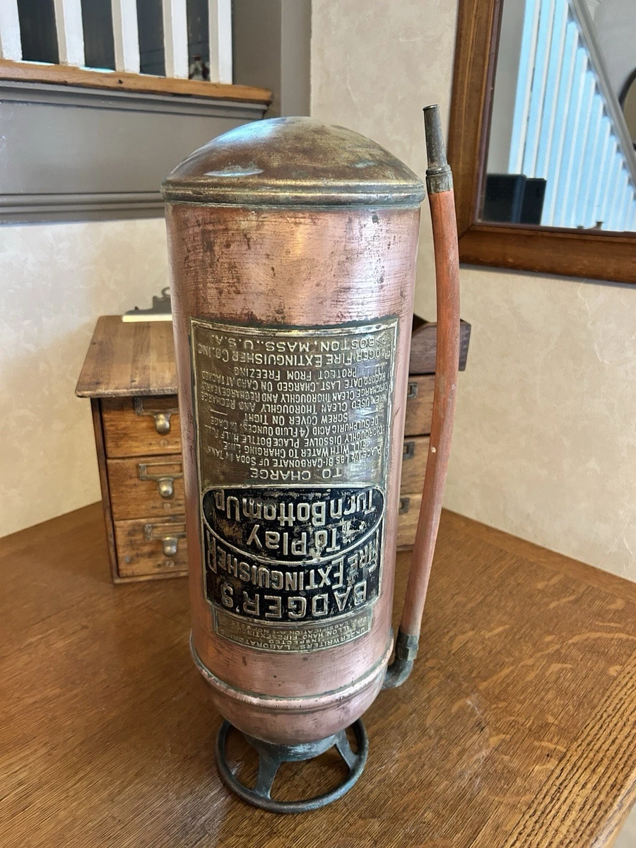 Badger Fire Extinguisher In Collectible Firefighting & Rescue
