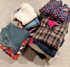 New/EUC 32 pc Lot 8/10 10/12 Girls Clothes Mixed Brands Bundle Resale Thrift