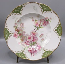 Theodore Haviland Soup Plate - Large Pink/Yellow Roses - H4565