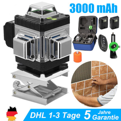 16 Line 4D 360° Rotationslaser Selbstnivellierender Baulaser Strahl Laser Level