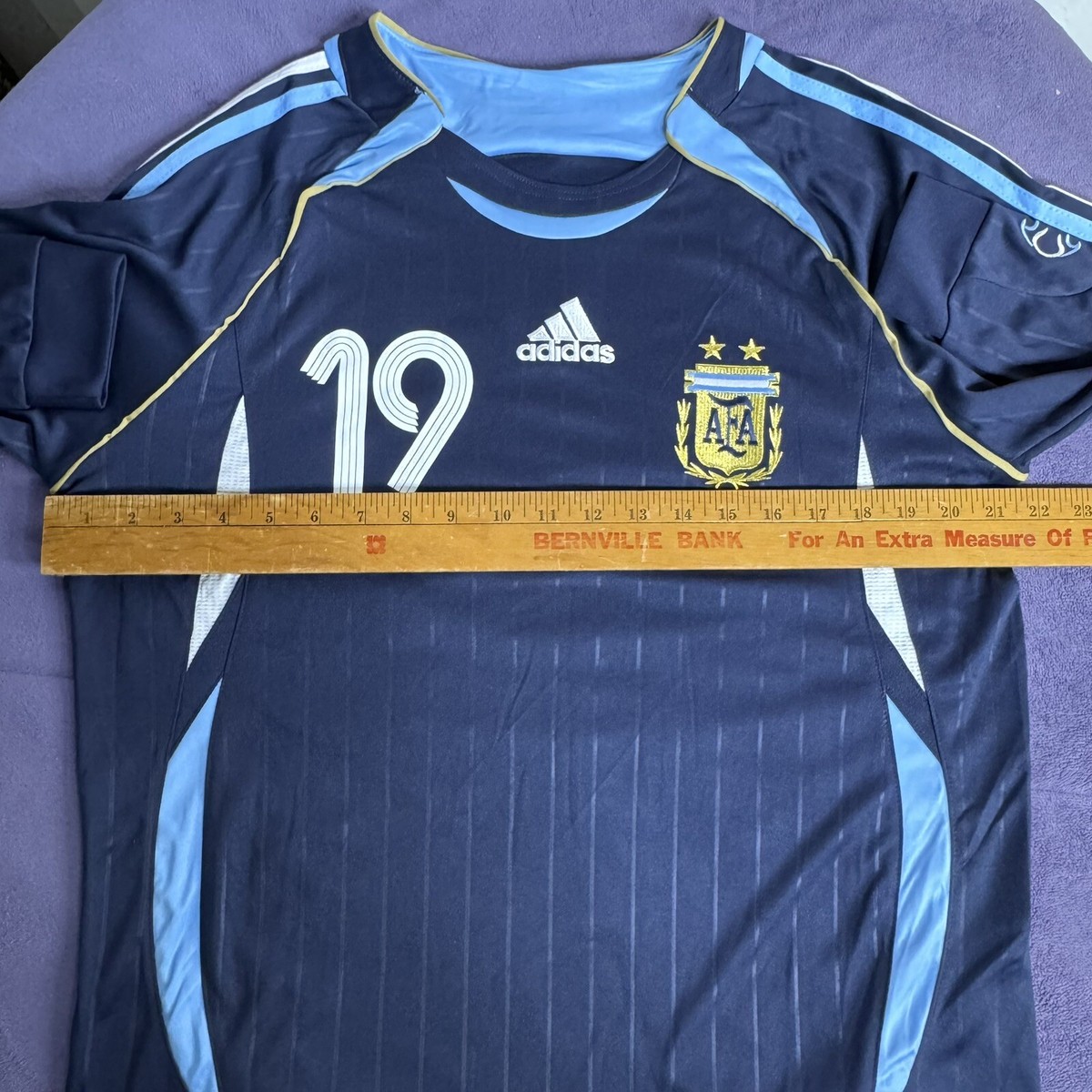 ウェア argentina away uniform 2006 messi 2006-07 Argentina Away Shirt Messi #19 - 8/10 - (L)