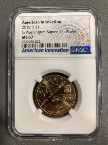 2018D, P & S American Innovations 1st Patent Set - NGC MS67, PF70 UC & RevPF70 - Picture 2 of 9