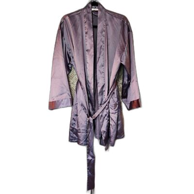 Victoria's Secret Grey Polyester Robe With Pockets | eBay