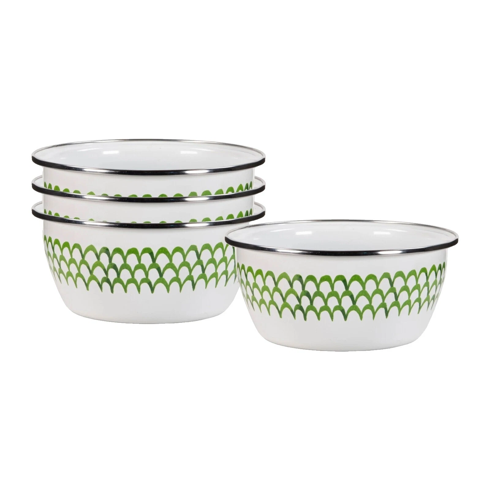 Enamel Bowl Set Dinnerware Bowls