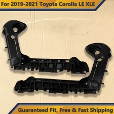 Front Bumper Brackets Set Replacement for 2019 2021 Toyota Corolla LE XLE Pair