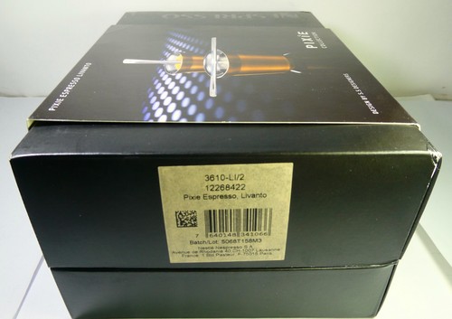 Nespresso Pixie 2 Espresso Livanto Coffee Cups & 2 Stirrers Sku 3610-LI/2,New - Picture 4 of 4