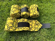 Set of 4 Fleece Bandages - Exercise Bandages / Stable Bandages / Travel Bandages