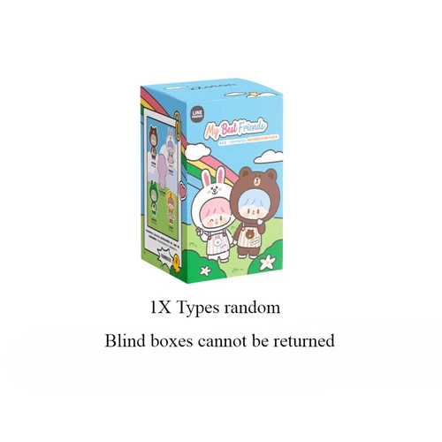 LINE FRIENDS My Best Friends Series Blind Box Confirmed Figure Plush Toy Xmas - Picture 7 of 13