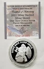 1oz 2021 Silver Backed Silver Shield Proof Coin #6 World War MEme Series