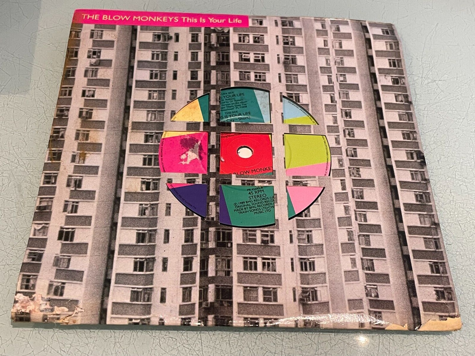 The Blow Monkeys - This Is Your Life - Vinyl Record 7"" Single - 1989 BMG