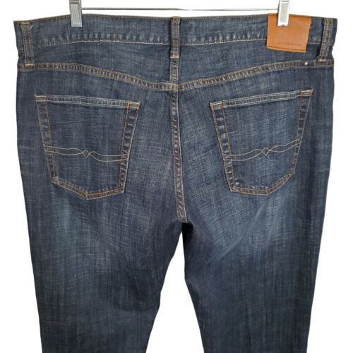 Lucky Brand Mens Size 40 x 30 Jeans Denim 221 Original Straight Stretch 5 Pocket - Picture 5 of 13