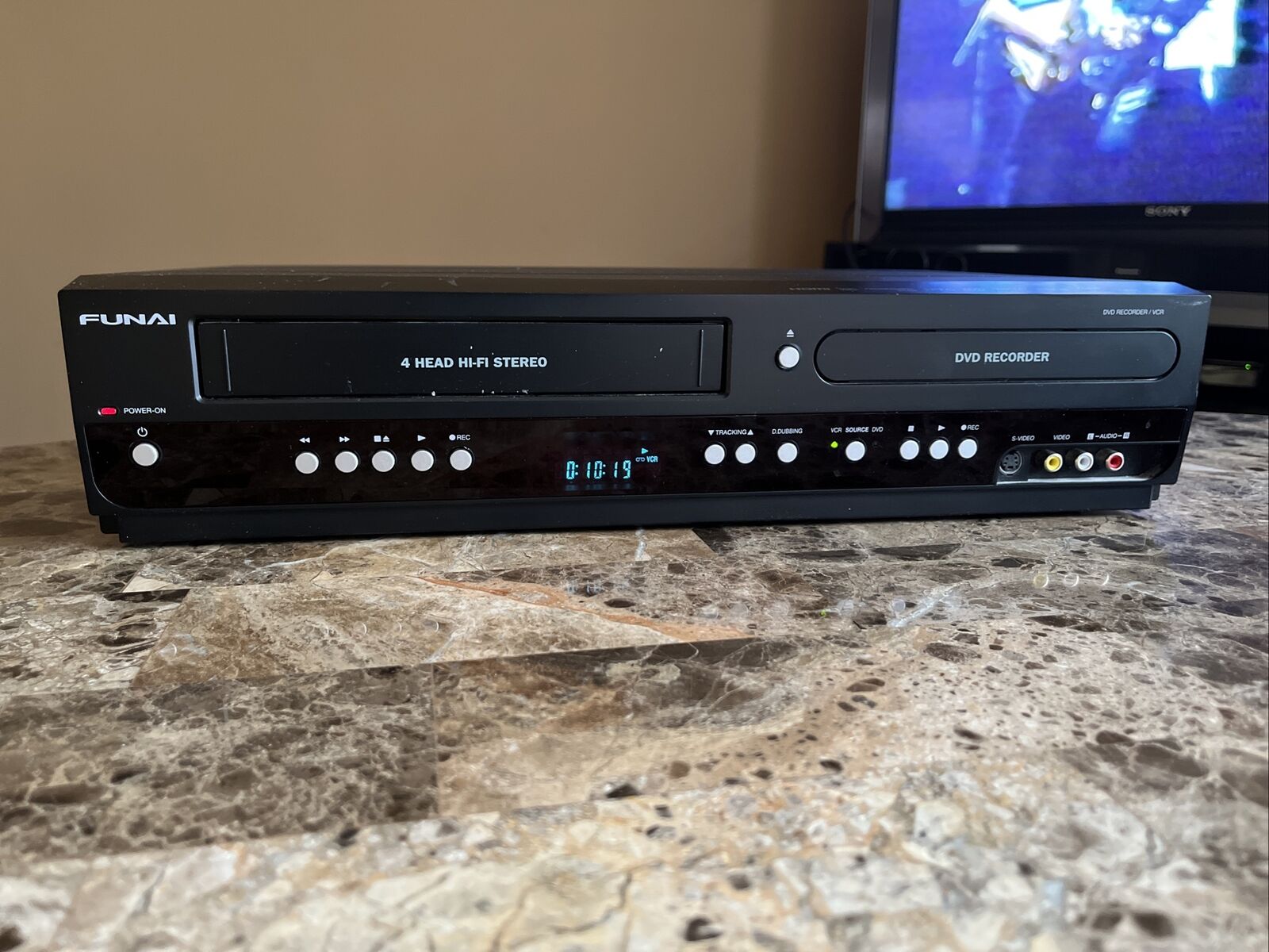 Funai ZV427FX4 A DVD Recorder Player VCR HDMI Combo Remote & Instr. & HDMI Cable