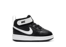 Toddlers Nike Court Borough Mid 2 TDV Black White CD7784 010
