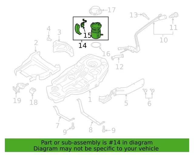 Conjunto de bomba de combustible y transmisor Ford Explorer 2020-2024 Motorcraft PFS-1278 Foto 4 de 4