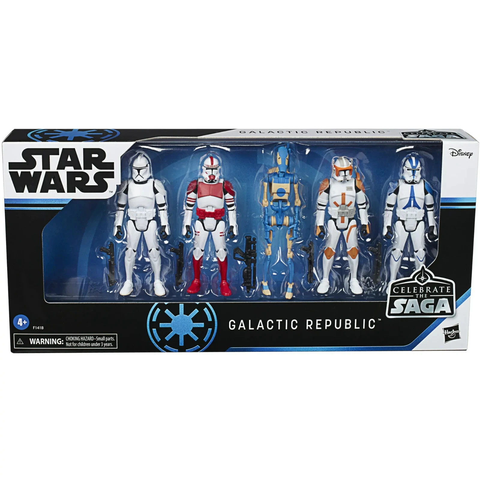 Ensemble figurine Star Wars 3.75 Battlepack Galactic Republic Celebrate The Saga