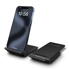 30W Fast Wireless Charger Dock Foldable Charging Stand For Apple iPhone Samsung
