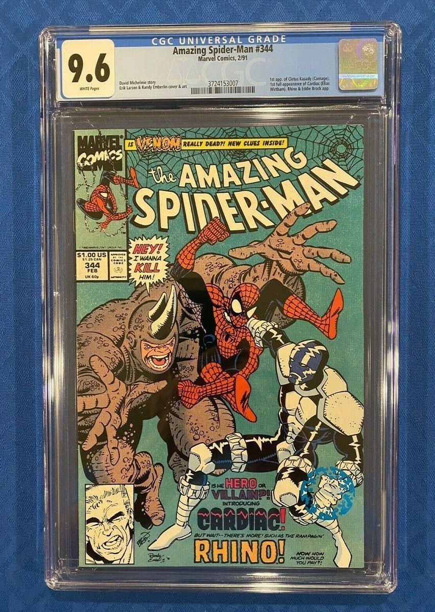 アメコミリーフ Amazing Spider-Man #344 CGC 9.2 Amazing Spider-Man #344 (Marvel) 2/91 - Key 1st Carnage