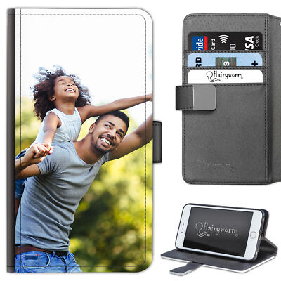 Personalisierte Handy-Hülle PU-Leder Fotocollage für HTC LG Nokia OnePlus